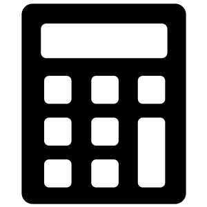 Vector Image of a calculator